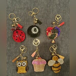 Assorted Bag Charms/Price per charm